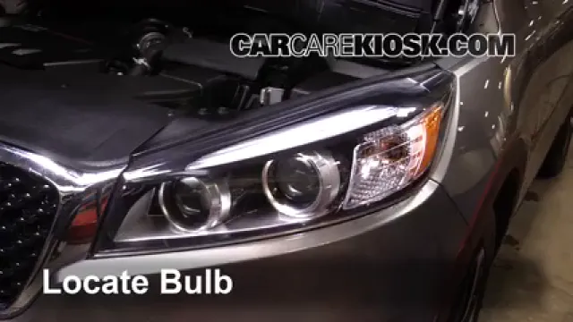 2017 Kia Sorento EX 2.0L 4 Cyl. Turbo Éclairage Feu clignotant avant (remplacer l'ampoule)